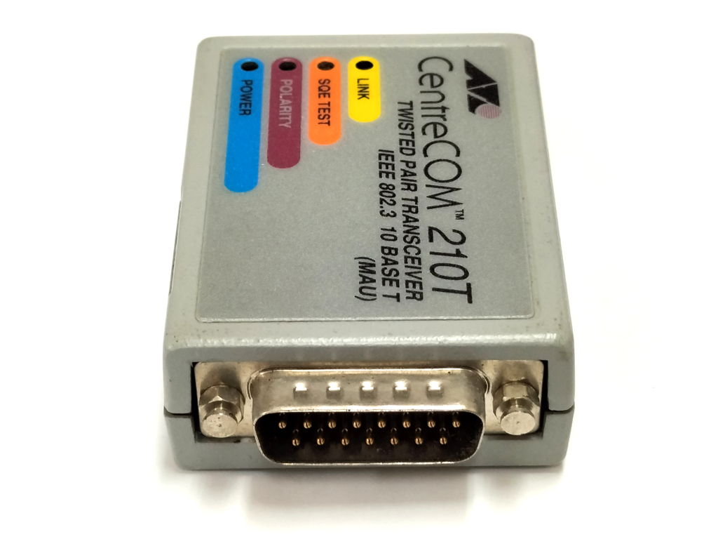 Allied Telesis CentreCOM 210T MAU 10BASE-5変換アダプタ