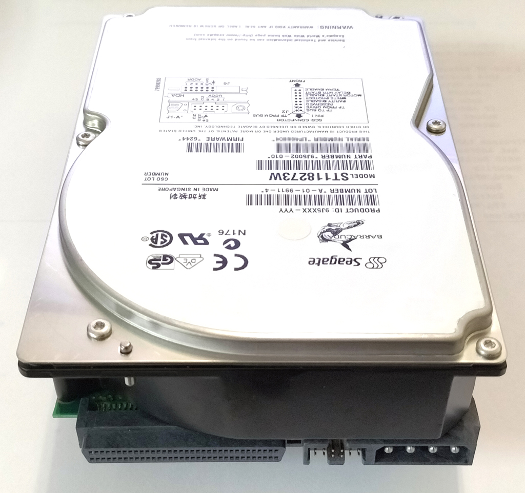 Seagate ST118273W 18.2GB SCSI 68pin 7200rpm 新品